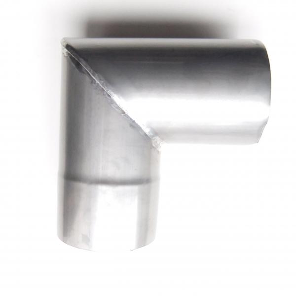 Edelstahl-Rohrbogen Ø 100mm, Wandstärke 0,5mm, 40° bis 72° Winkel Oberfläche 2B Walzblank